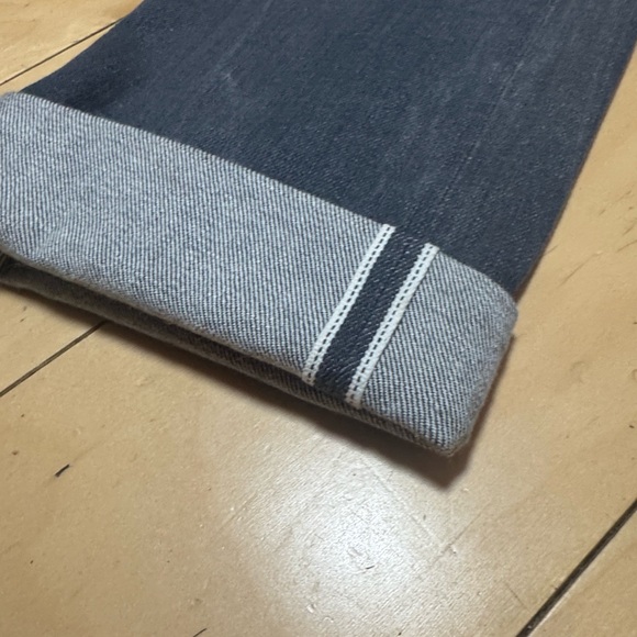 Hiroshi Kato Pen Slim selvedge jeans grey raw 33 - Picture 11 of 12